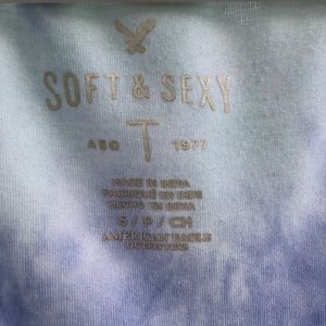 American Eagle Outfitters Tops - Blue Tie-Dye American Eagle Top American Eagle Outfitters Tops - Blue Tie-Dye American Eagle Top